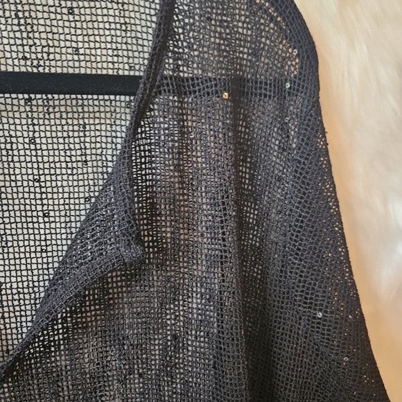 Vintage Sequined Sheer Knit Swim Cover Up - Picture 5 of 7